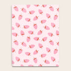 Sweet Strawberries - pink and red with hearts Notebook Gallery Image 4