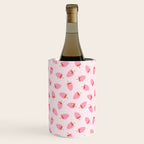 Sweet Strawberries - pink and red with hearts Wine Chiller Gallery Image 3