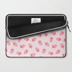 Sweet Strawberries - pink and red with hearts Laptop Sleeve Gallery Image 2