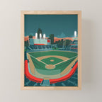 Baseball Mini Art Print Gallery Image 1