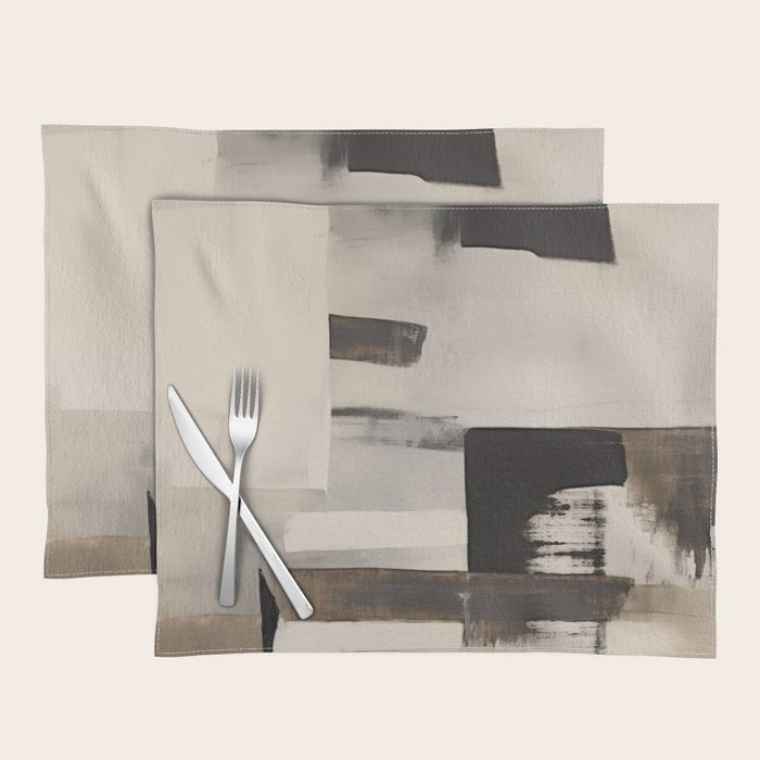 Bold Neutral II Placemat Gallery Image 1