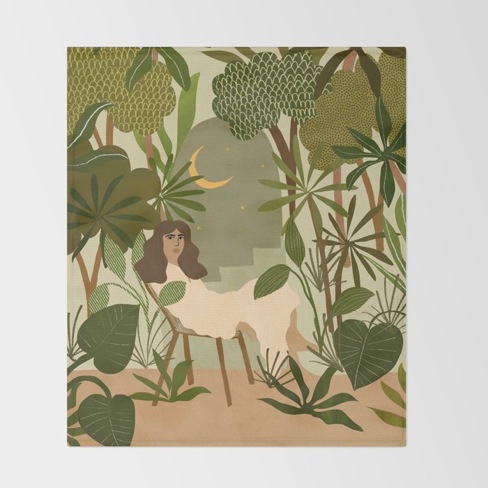 Jungle Dreams Throw Blanket Gallery Image 2
