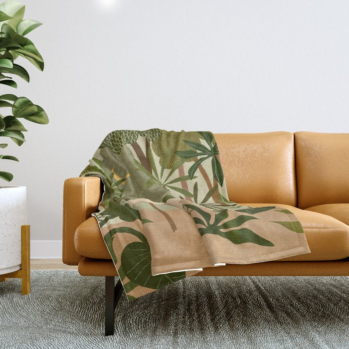 Jungle Dreams Throw Blanket Gallery Image 1