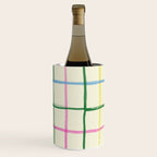 Abstract Tennis Net Pattern in Cream Wine Chiller Gallery Image 3