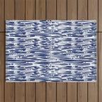 Twisted Ribbons - Blue Outdoor Rug Gallery Image 1