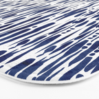 Twisted Ribbons - Blue Bath Mat Gallery Image 3