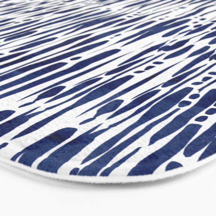 Twisted Ribbons - Blue Bath Mat Gallery Image 3