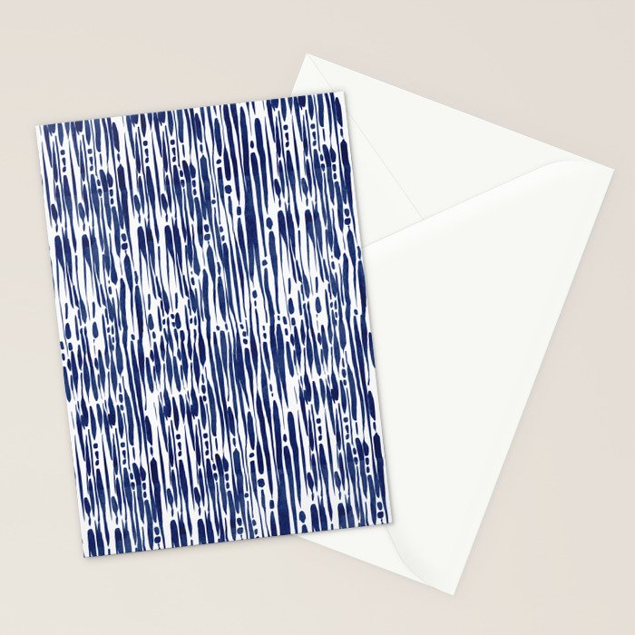 Twisted Ribbons - Blue Stationery Card Gallery Image 2