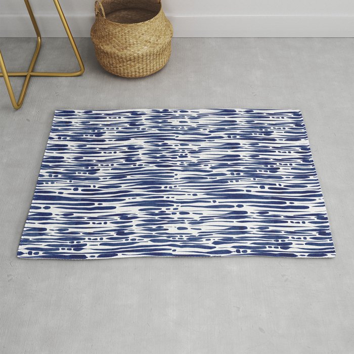 Twisted Ribbons - Blue Rug Gallery Image 1