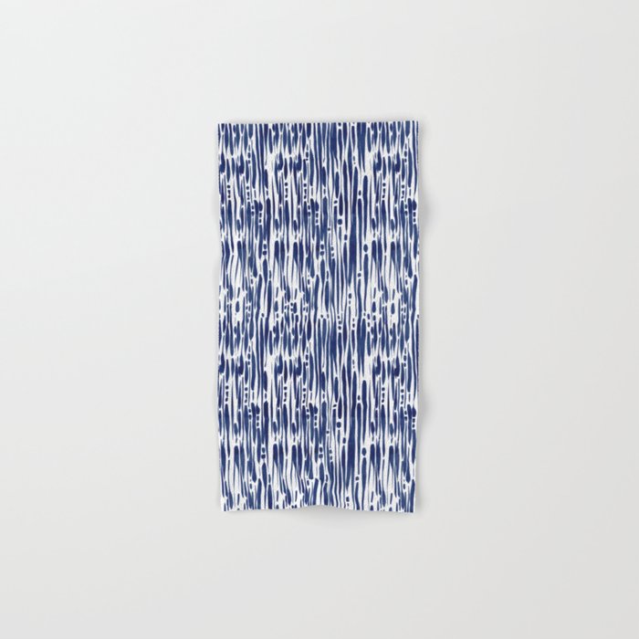 Twisted Ribbons - Blue Bath Towel Gallery Image 1