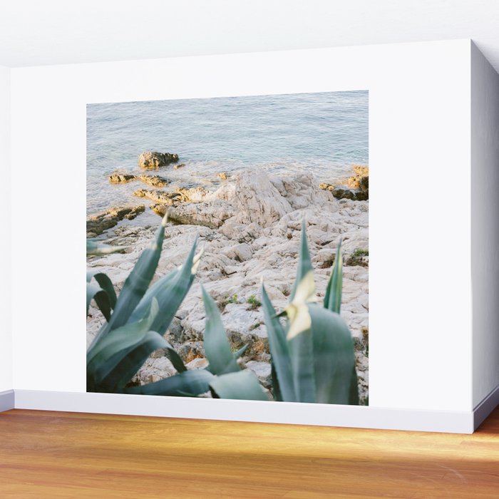 A few steps from the ocean | Fine art Croatia travel photography print | Coastal sea wall art Wall Mural Gallery Image 2