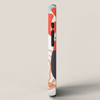 Summer Abstract, Floral Prints, Orange, Teal, Blue, Colourful Prints. iPhone Case Gallery Image 2