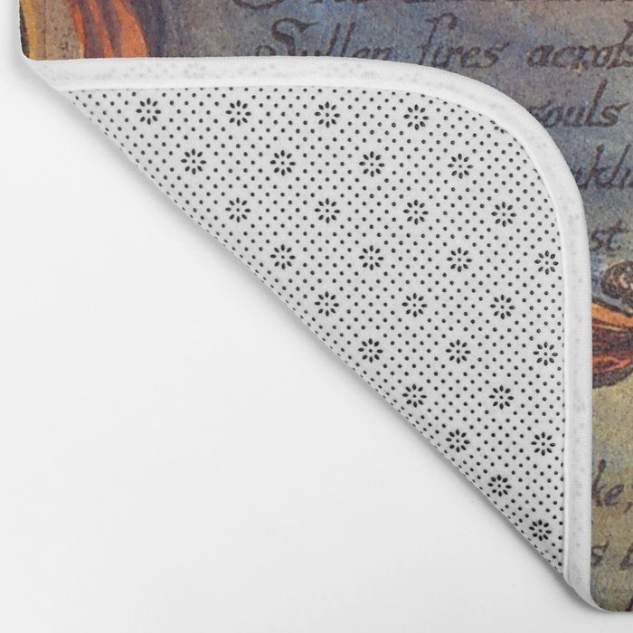 Art from "America: A Prophecy" by William Blake (1793) Bath Mat Gallery Image 2