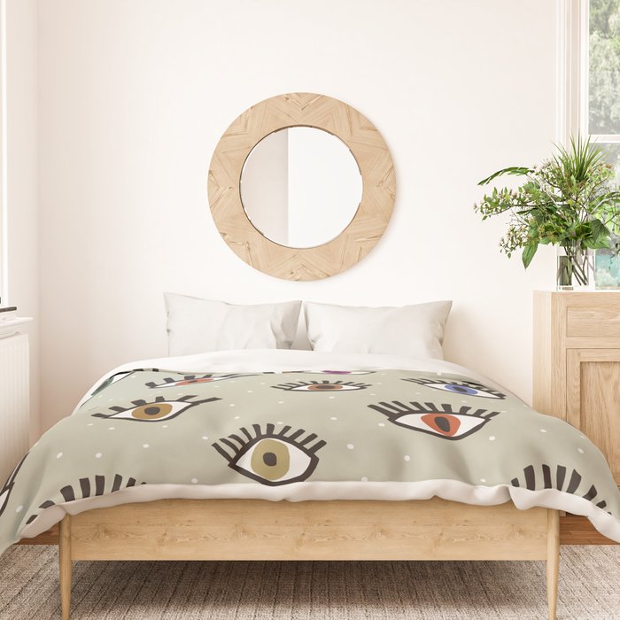 Eyes #1 Duvet Cover Gallery Image 3