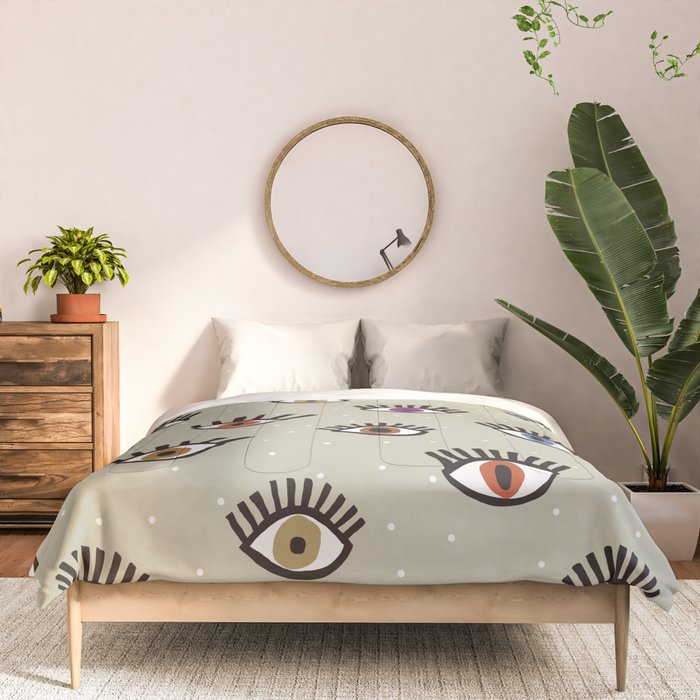 Eyes #1 Comforter Gallery Image 3