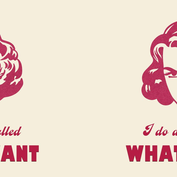 I Do A Thing Called What I Want / Retro Funny Feminist Saying Coffee Mug Gallery Image 2
