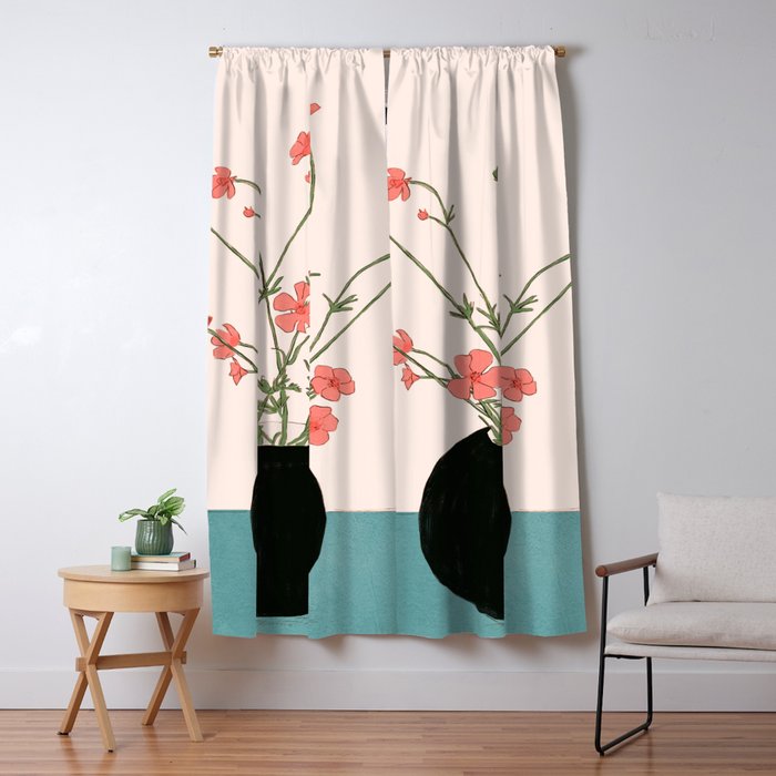 Blooming Wildflowers Rose Window Curtain Gallery Image 5