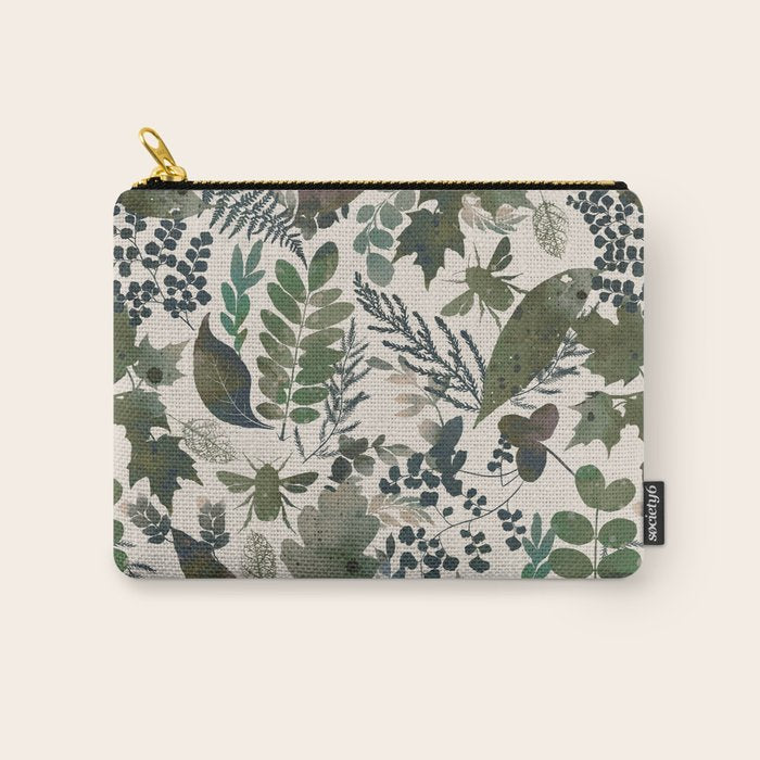 Greenish forest Carry All Pouch Gallery Image 1