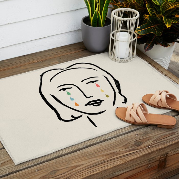 Bright eyes Outdoor Rug Gallery Image 2