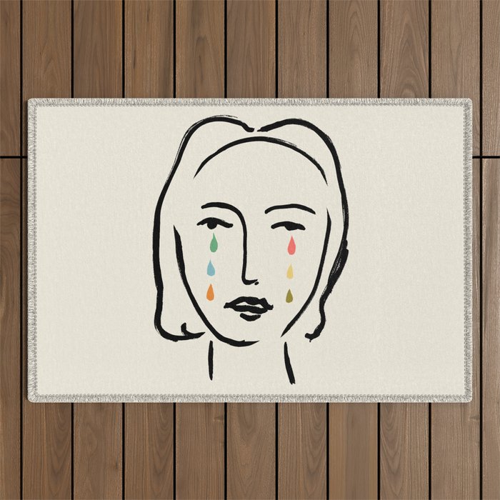 Bright eyes Outdoor Rug Gallery Image 1