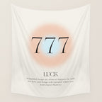 Angel Number 777 | Luck Wall Tapestry Gallery Image 4
