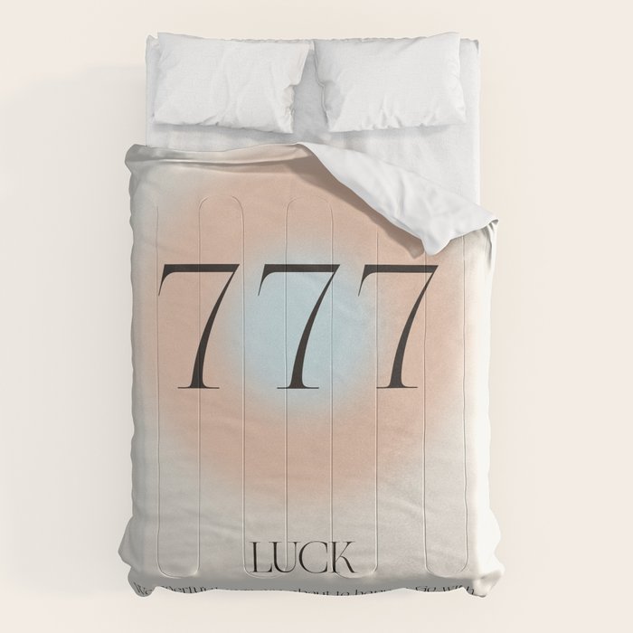 Angel Number 777 | Luck Comforter Gallery Image 6