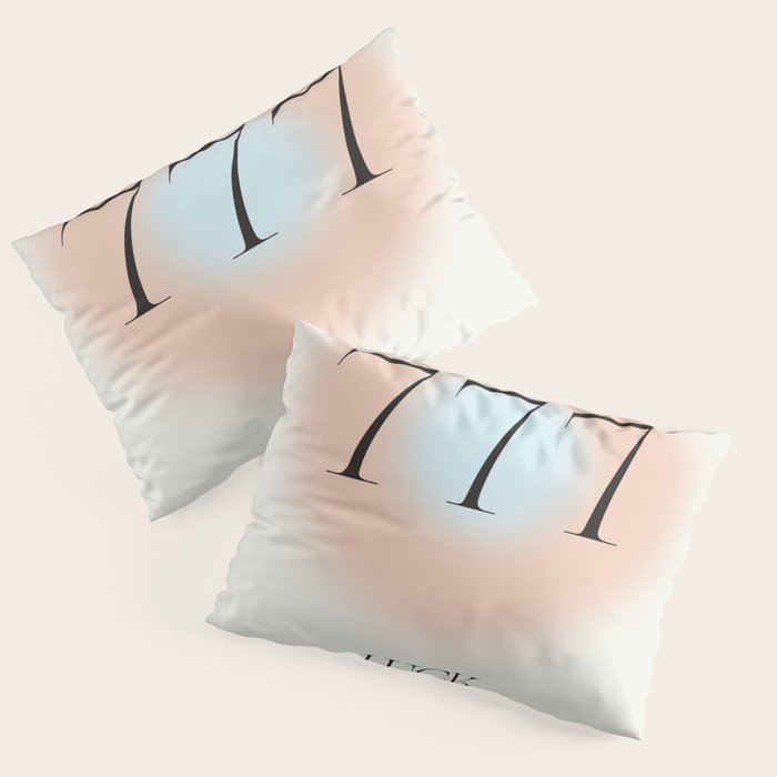 Angel Number 777 | Luck Pillow Sham Gallery Image 3