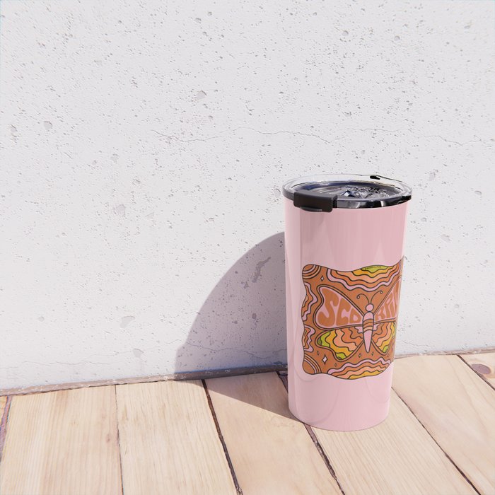 Scorpio Butterfly Travel Mug Gallery Image 4