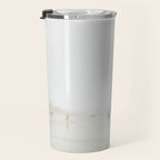 Beach 27 - Minimal Pastel Beach People - Ocean - Sea Travel photography Travel Mug Gallery Image 3