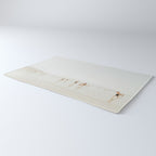 Beach 27 - Minimal Pastel Beach People - Ocean - Sea Travel photography Rug Gallery Image 3