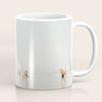 Beach 27 - Minimal Pastel Beach People - Ocean - Sea Travel photography Coffee Mug Gallery Image 1