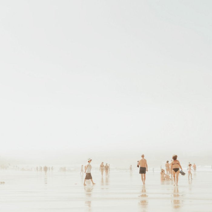 Beach 27 - Minimal Pastel Beach People - Ocean - Sea Travel photography Coffee Mug Gallery Image 2