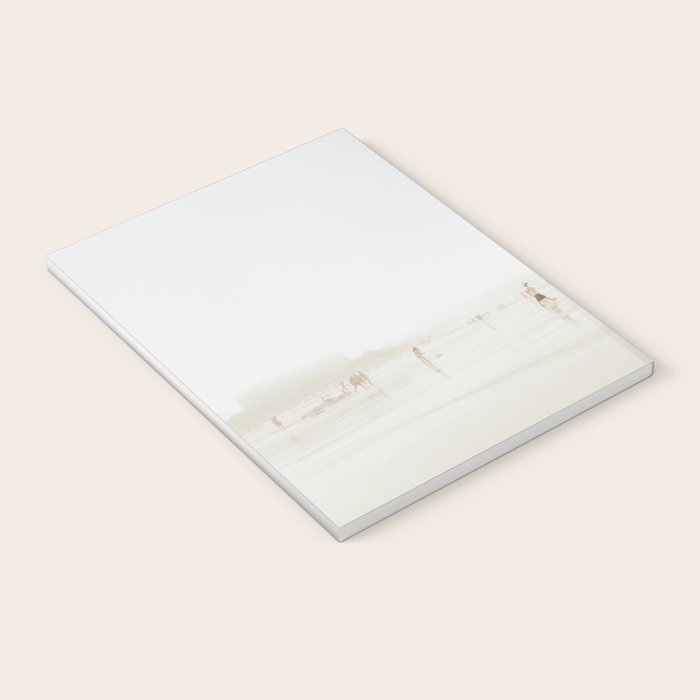 Beach 27 - Minimal Pastel Beach People - Ocean - Sea Travel photography Notebook Gallery Image 3
