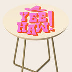 Yee Haw! Fun Cowboy Art Side Table Gallery Image 2