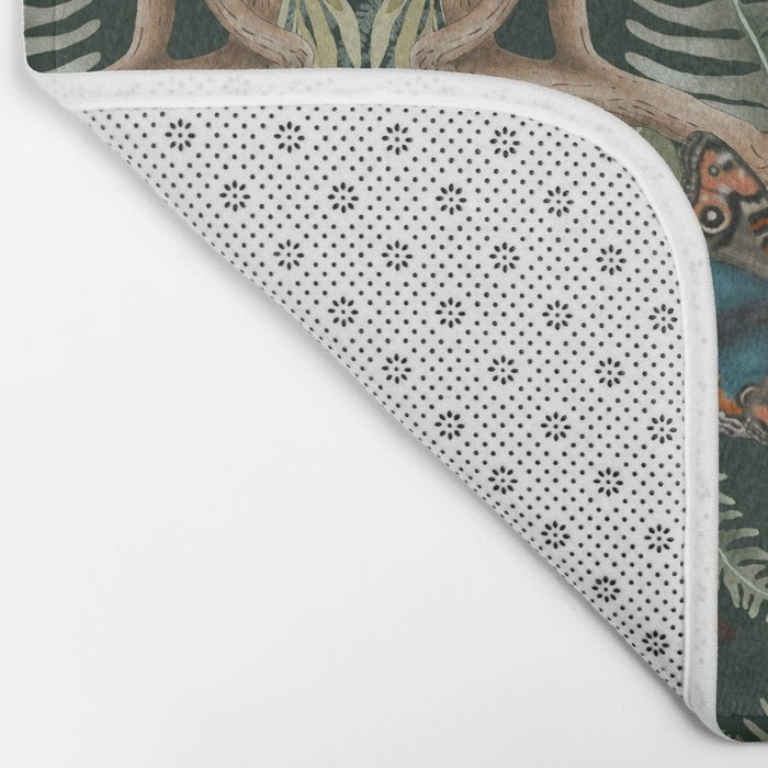 Whimsical Deer Antlers Bath Mat Gallery Image 2