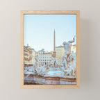 Piazza Navona - Rome Italy Photography Mini Art Print Gallery Image 1