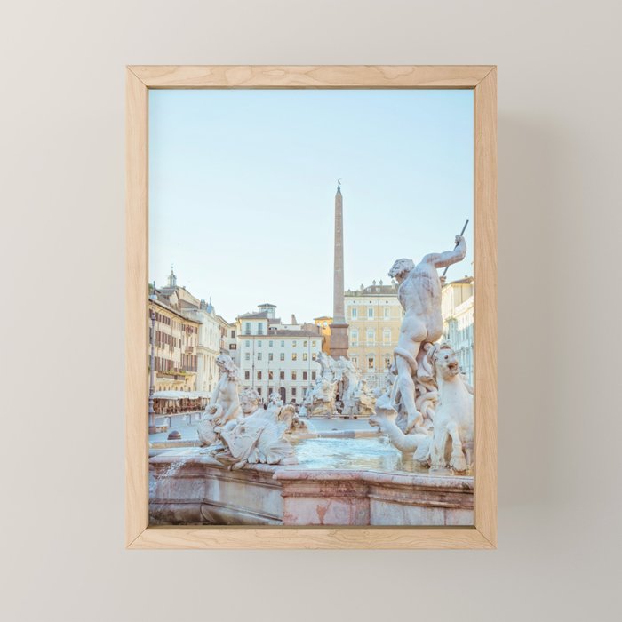 Piazza Navona - Rome Italy Photography Mini Art Print Gallery Image 1