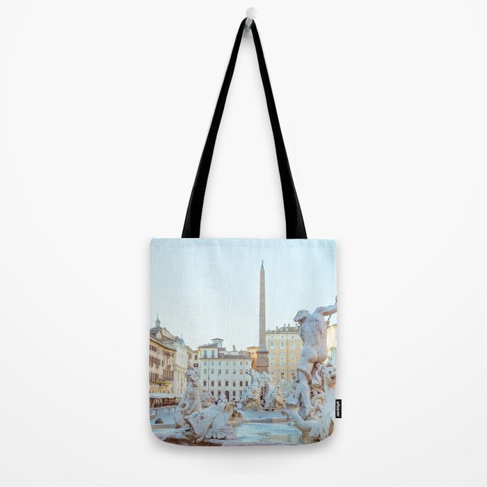 Piazza Navona - Rome Italy Photography Tote Bag Gallery Image 2