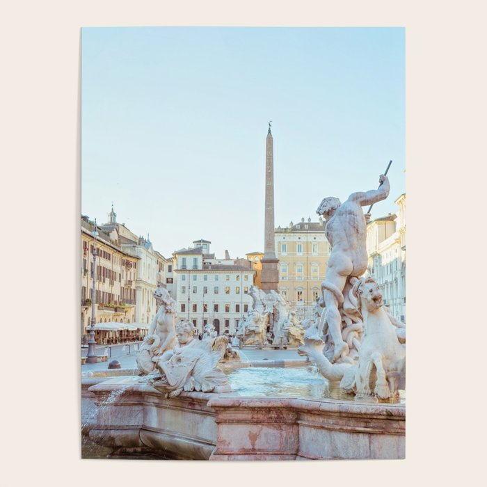 Piazza Navona - Rome Italy Photography Poster Gallery Image 1