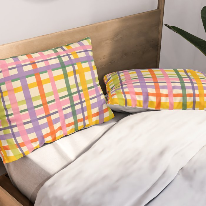 Plaid Pillow Sham Gallery Image 2