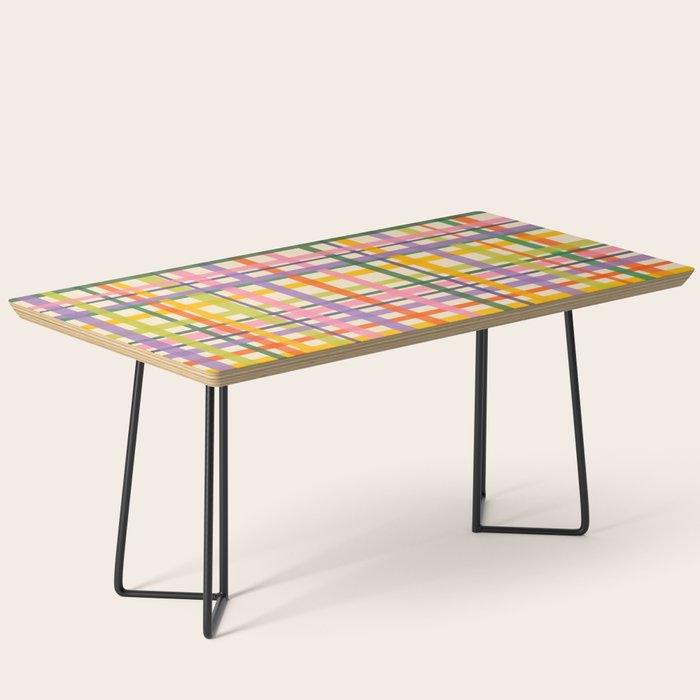 Plaid Coffee Table Gallery Image 1