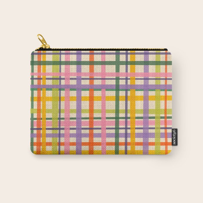 Plaid Carry All Pouch Gallery Image 1