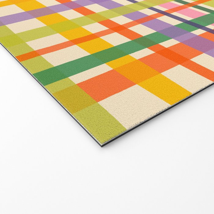 Plaid Welcome Mat Gallery Image 2