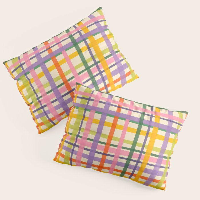 Plaid Pillow Sham Gallery Image 3