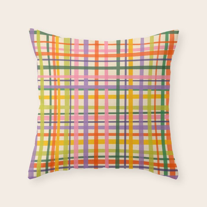 Plaid Throw Pillow Gallery Image 6