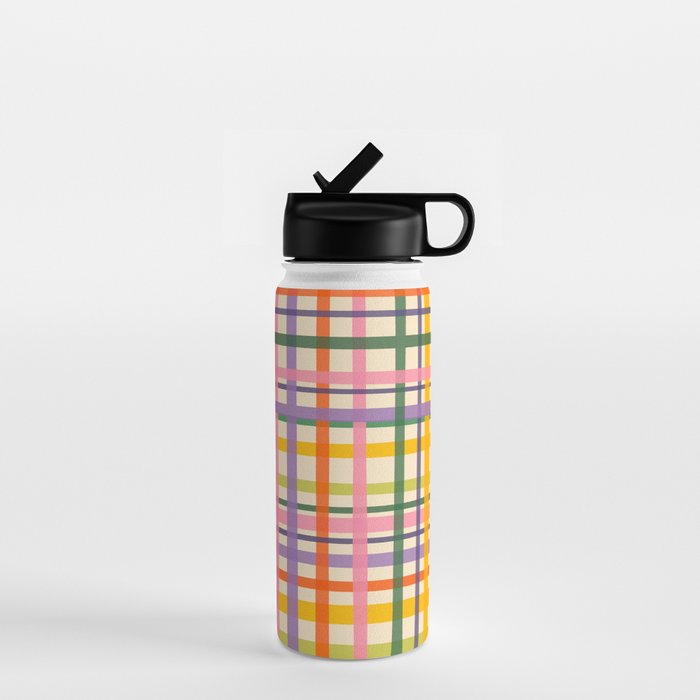 Plaid Water Bottle Gallery Image 1