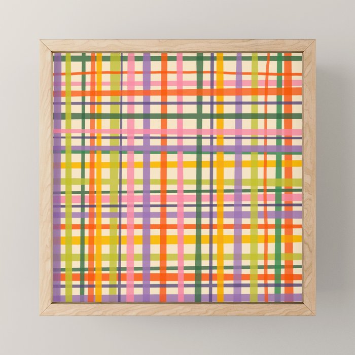 Plaid Mini Art Print Gallery Image 1