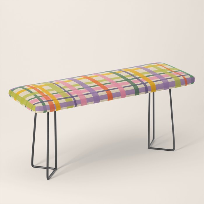 Plaid Bench Gallery Image 1