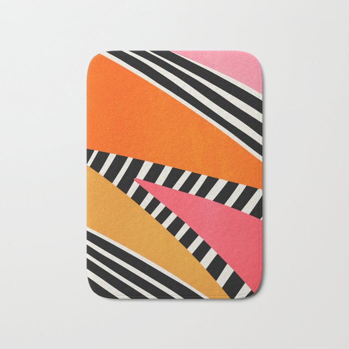 Mid Century Abstraction | PATTERN 02: The Retro Edition Bath Mat Gallery Image 1
