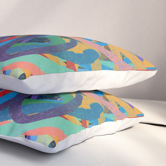 Urban Graffiti Art Love Sprayed  Pillow Sham Gallery Image 3